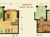 泊渡_1室2厅2卫 建面45平米