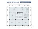 金雅大厦_平面示意图 建面815平米