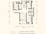 金地悦江时代_3室2厅2卫 建面119平米