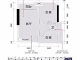 胜利茶文化博览城_2室1厅1卫 建面66平米