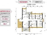 建实帝景银湾_5室2厅3卫 建面172平米