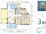 雍豪园_3室2厅2卫 建面111平米