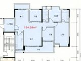 龙腾豪园_4室2厅2卫 建面154平米