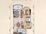 松鹤国际新城_2室2厅2卫 建面77平米