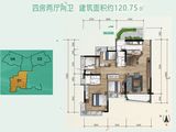 又一居作品一号_4室2厅2卫 建面120平米