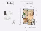 明泰城_2室2厅1卫 建面76平米