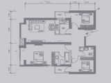 元福绿都_3室2厅2卫 建面101平米