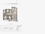 中梁融信柏悦湾_3室2厅2卫 建面108平米