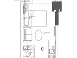 和昌水发新悦广场_1室1厅1卫 建面28平米