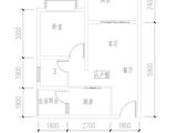 俊羽香草源_1室1厅1卫 建面46平米