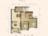 财信中梁首府_2室2厅1卫 建面79平米