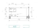 万科翡翠公园_5#A2户型 建面30平米