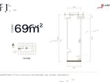 炎华置信花千集中心_1室0厅1卫 建面69平米