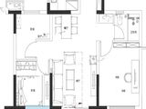 万科苏高新中央公园_3室2厅1卫 建面89平米