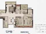 旭辉公元_3室2厅2卫 建面106平米