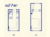 旭辉26街区_1室1厅1卫 建面27平米