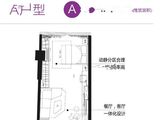 佘山环球企业中心_1室2厅1卫 建面67平米