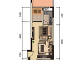 璧山奥迈璧城公馆_1室1厅1卫 建面45平米