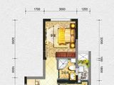 金阳第一农场大学城_1室2厅1卫 建面34平米