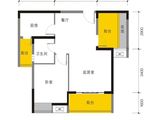 格林城市花园_1室2厅1卫 建面63平米