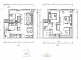 嘉年华青年城smart公寓_2室1厅1卫 建面62平米