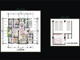 东华虹湾1号_总裁办公室4楼平面图 建面0平米