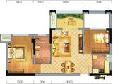 新筑鼎峰_2室2厅1卫 建面64平米