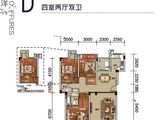 铂悦郡二期公园墅_4室2厅2卫 建面131平米