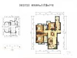 SM锦悦_3室2厅2卫 建面117平米