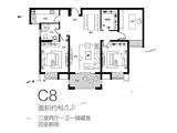 万江共和新城_3室2厅1卫 建面121平米