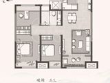 白桦林溪_3室2厅1卫 建面97平米