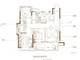 新城悦隽九里_3室2厅2卫 建面109平米