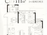 皖投国滨世家_3室2厅2卫 建面111平米