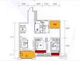 名邦中央公馆_3室2厅1卫 建面104平米