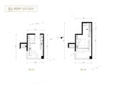 远洋晟公馆_1室1厅1卫 建面29平米