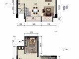 文华新天地广场_2室2厅1卫 建面47平米