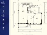 鸿景誉园_3室2厅1卫 建面90平米