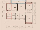 北建理想城_3室2厅2卫 建面130平米