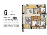 福州温泉城_3室2厅2卫 建面122平米