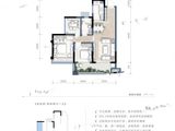 金科集美东方_3室2厅1卫 建面86平米