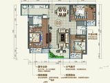 大余奥园广场_3室2厅2卫 建面122平米