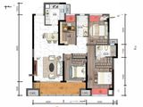 盛汇铂金湾_4室2厅2卫 建面136平米