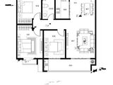 君悦璟棠_3室2厅1卫 建面130平米