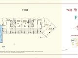 远洋万和城_7#一层平面图 建面53平米