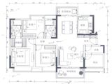 华润置地悦里_3室2厅2卫 建面126平米