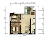 融创四季ONE_2室1厅1卫 建面104平米