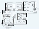 恒大国际温泉小镇_3室2厅1卫 建面113平米