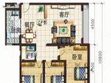 蟠龙观邸_3室2厅1卫 建面129平米