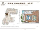 太白山棕榈泉_孔雀16户型 建面69平米