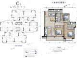 威高诚园_3室2厅2卫 建面104平米